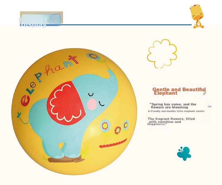 Fisher-Price Children's Toy Balls, Patting Balls with Colorful Printing, 10cm (Lion + Monkey), 2-Pack, Birthday Gift 6
