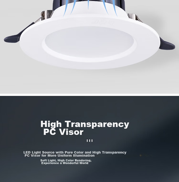 Foshan Lighting (FSL) LED Radar Motion Sensor Recessed Microwave Sensor Downlight 5.8G 5.5W Warm White (4000K) 12