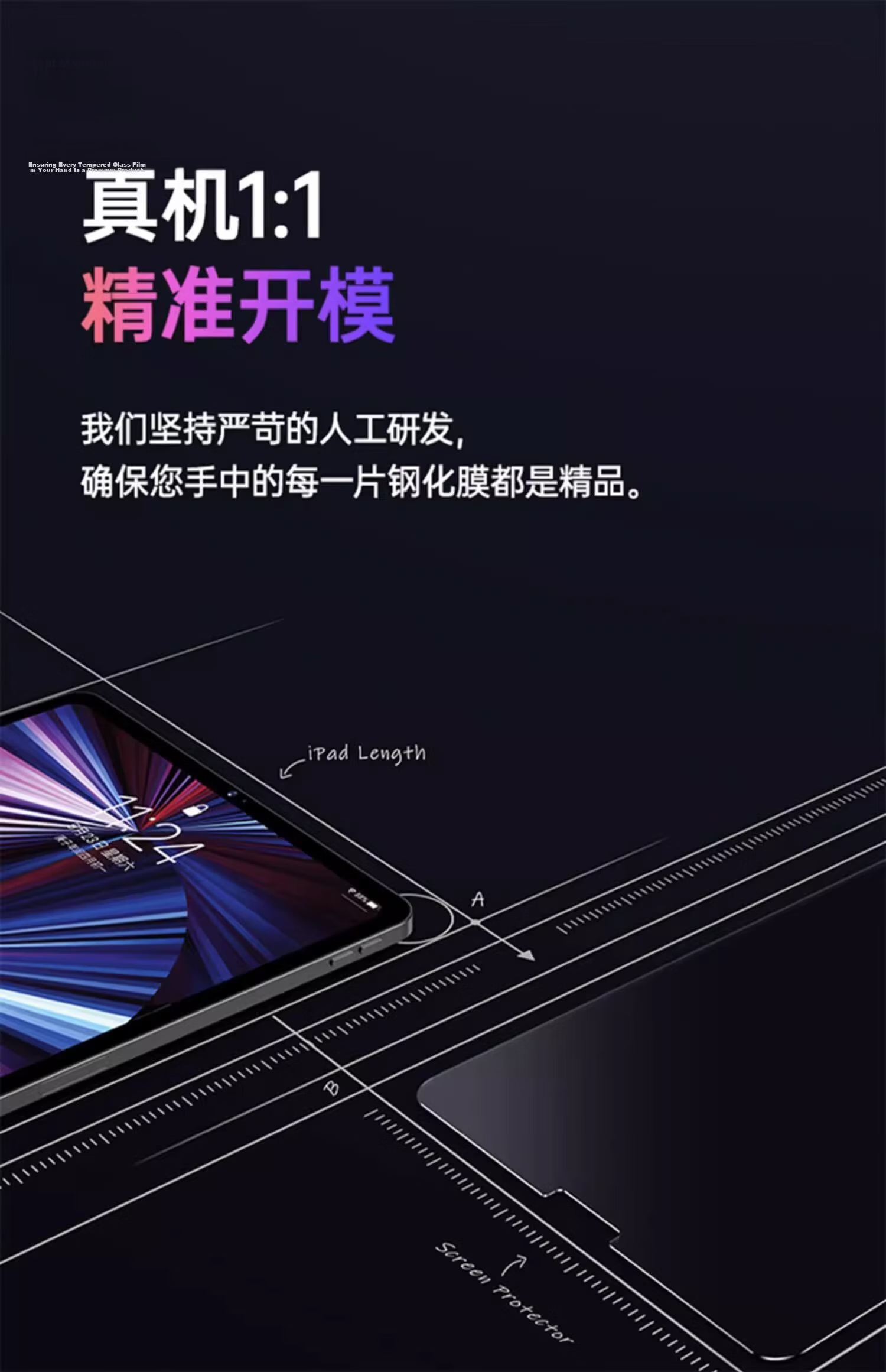 Baseus iPad Screen Protector Tempered Glass AR Film [Ultra-Crystal Ceramic | Drop and Bend Resistant | Dust-Free Easy Installation] Compatible with 2018-22 iPad Pro 11-inch 14