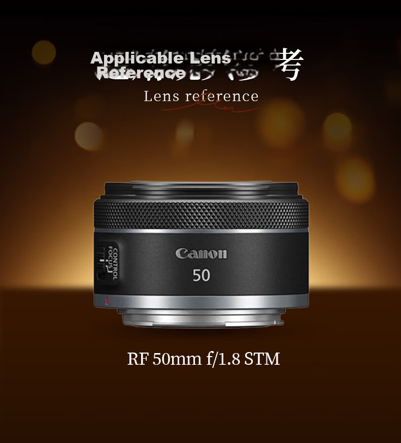 JJC Lens Hood for Canon RF 50mm F/1.8 STM, Prime Lens 43mm, Compatible with R7, R10, R50, RP 11