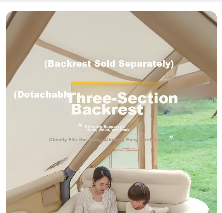 TAN XIAN ZHE Inflatable Air Mattress Outdoor Camping Sleeping Pad Portable Home Built-in Pump Extra Wide Air Bed 22