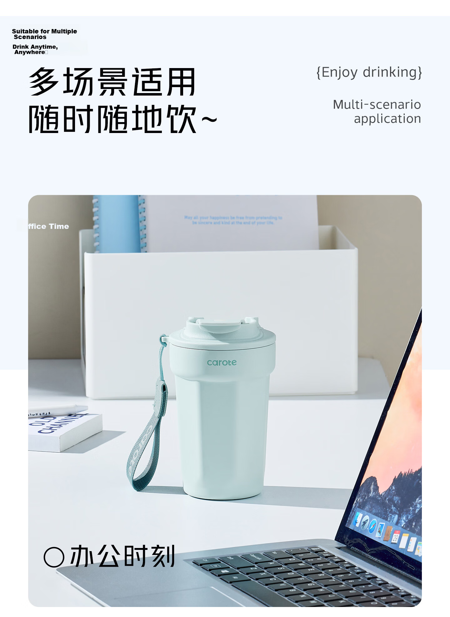 Carrot Portable Coffee Tumbler Insulated Stainless Steel Water Bottle for Men and Women Birthday Gift 14