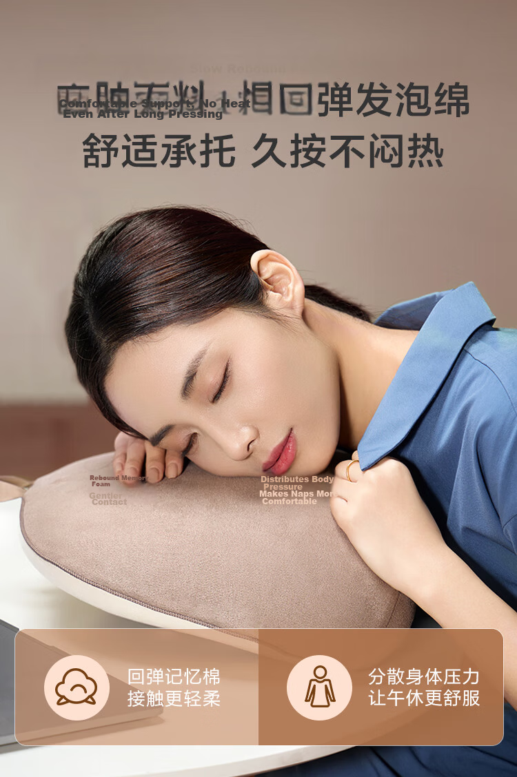 JD Jingzao Back Pro Waist Massager Cushion Shoulder Neck Lumbar Back Massager Portable Kneading Waist Support Pad Birthday Gift for Men and Women 12