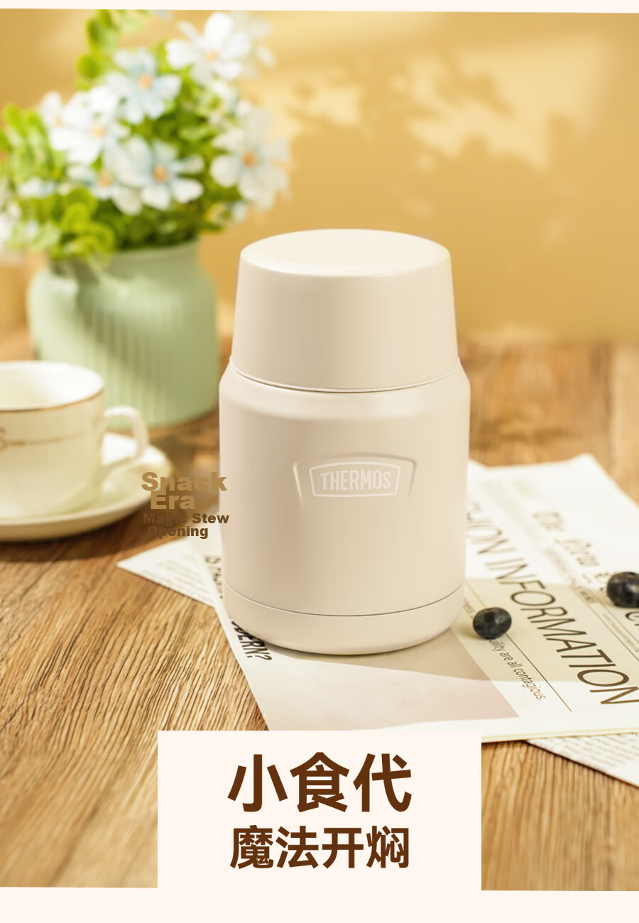 THERMOS Vacuum Insulated Food Jar 530ml for Men, Women And Children, Thermal Lunch Box, Practical Birthday Gift TELA - Gree 14