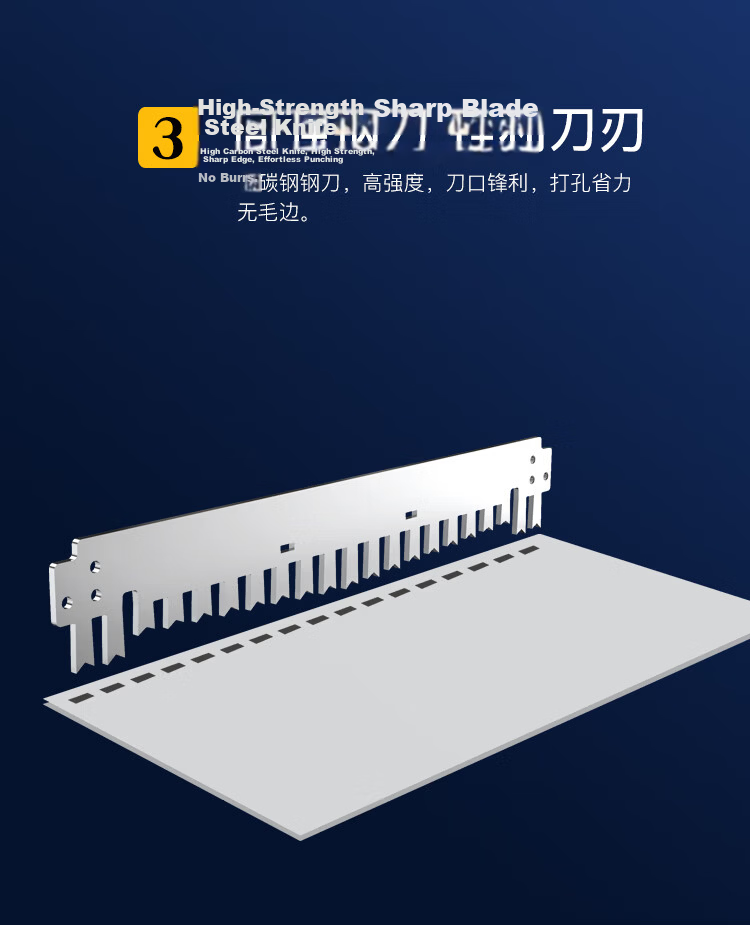 COMIX Comb Binding Machine Financial Binding Machine Financial Plastic Coil Binding Machine 21-Hole Document Archive Proposal Punching Binding Machine B2988N 4