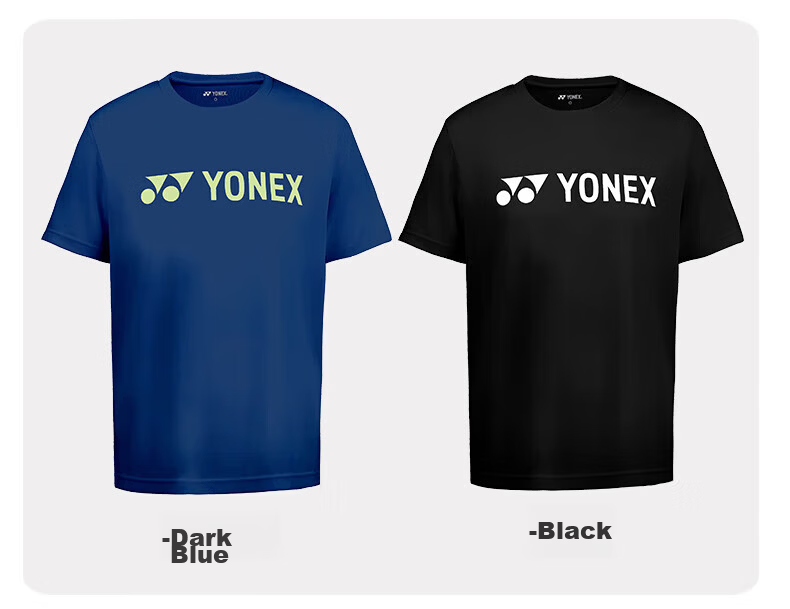 YONEX Men's Badminton Short Sleeve Sweat-Absorbing Breathable Competition Training T-Shirt 115095 Light Gray Blue L 8