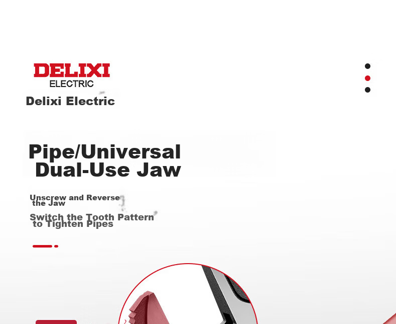 DELIXI ELECTRIC Adjustable Wrench, Multi-Functional Wide-Mouth Spanner, Plumbing And Bathroom Small Wrench, 6 Inches 4