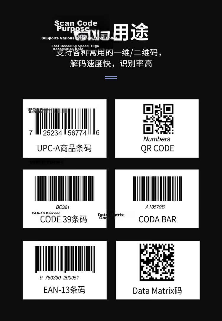 Honeywell Wireless Barcode Scanner OH462 White with Base for Supermarket Warehouse Logistics Express QR Code Reader 13