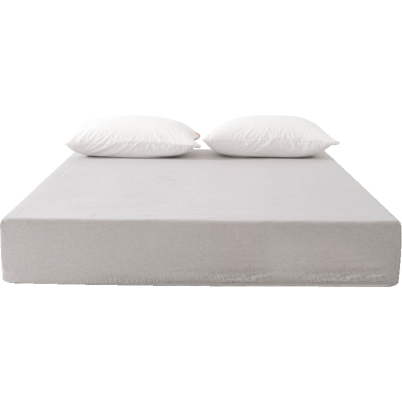 Grace A-Class 7A Antibacterial Cotton Washed Cotton Fitted Sheet Full Coverage Mattress Protector 1.8m Navy Blue