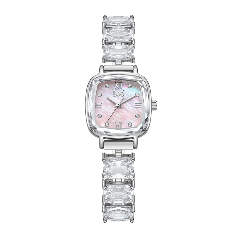 Lee Women's Watch Student Light Luxury Niche High-End Small Square Pink F538 Gift for Women's Day Birthday March 8 Goddess