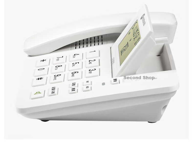 Motorola CT270C Desk Phone Fixed Landline Three-Level Flip Large Screen One-Key Dial Office Home Manager Phone Black 33