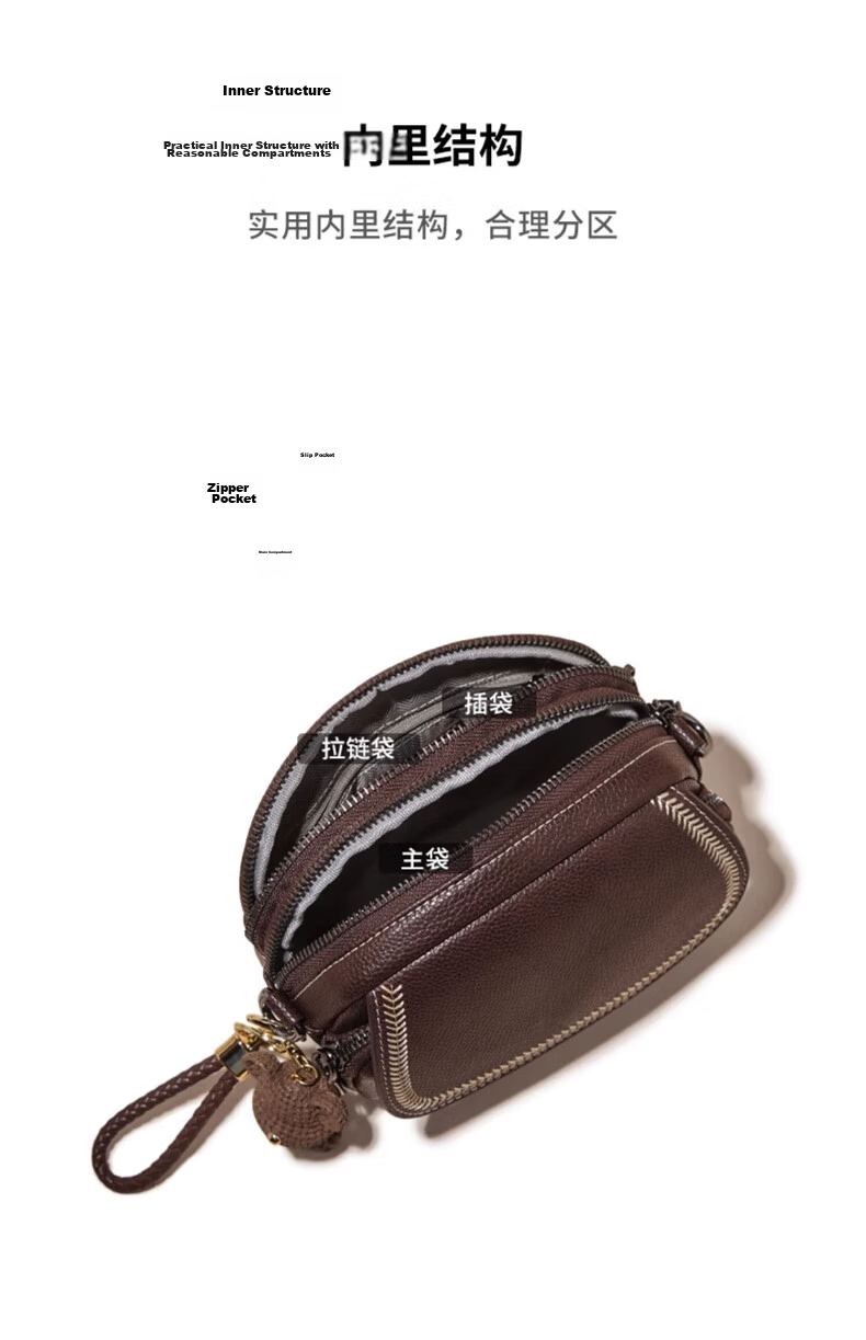 FOXER First Layer Cowhide Women's Large Capacity Shoulder Bag Crossbody Small Bag Luxury Girlfriend Birthday Gift 9