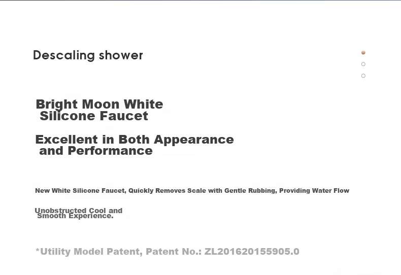 JOMOO Shower Head Bathroom Handheld Single Head Three-Function Large Panel Shower S239013-2B01-1 11