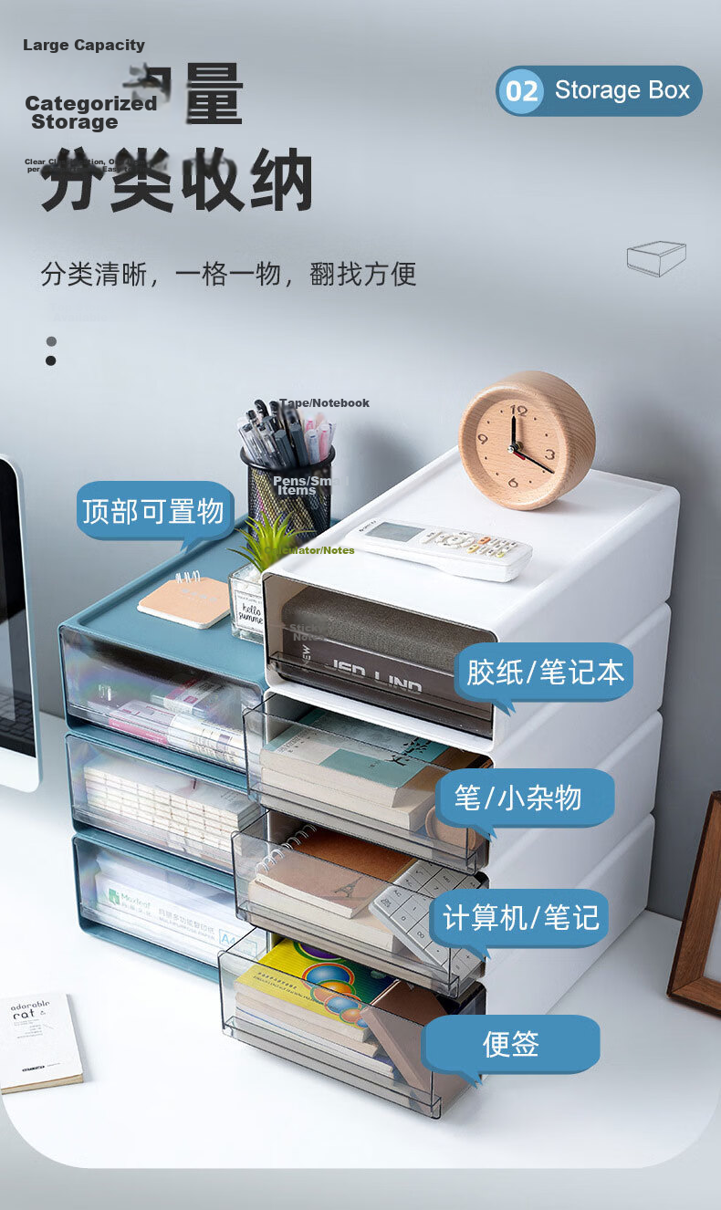 Youjialiangpin Tissue Box, Living Room Tissue Holder, Coffee Table Remote Control Storage Box, Desktop Pen Holder, High-End, Gray Wood Grai 3
