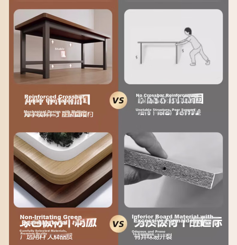Quanpinwu Computer Desk Study Office Writing Table Long Training Home Bedroom 2026 New Rental E-sports Desk 4
