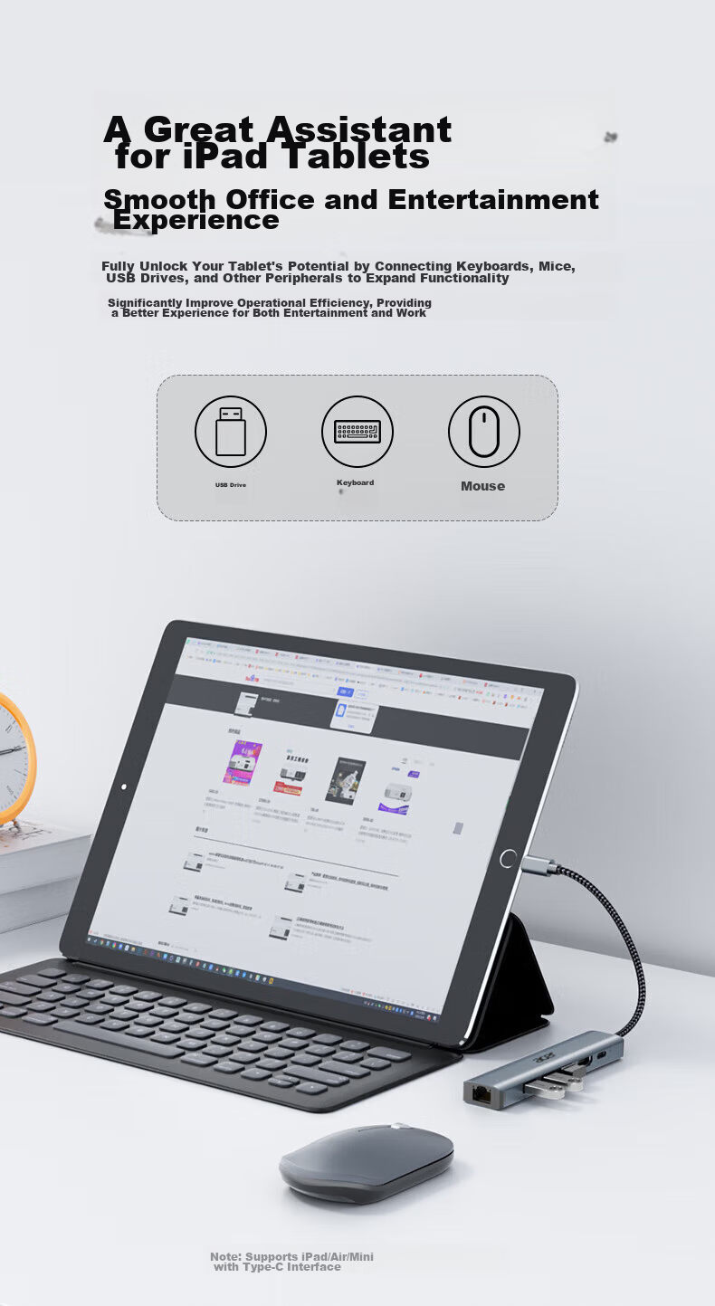 Acer Type-C Expansion Dock with SIM Card, Instant 4G Internet Access, HDMI 4K 60Hz Screen Mirroring, Converter Hub 3.0 Splitter, Suitable for Laptops, Apple, Huawei Expansio 11