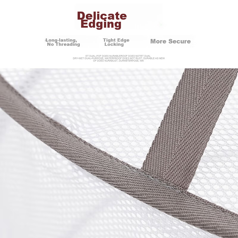 Bingyou Clothes Drying Net Laundry Basket Sweater Wool Plush Garment Drying Net Flat Mesh Foldable Clothes Hanger Drying Basket Special for Sweaters 5