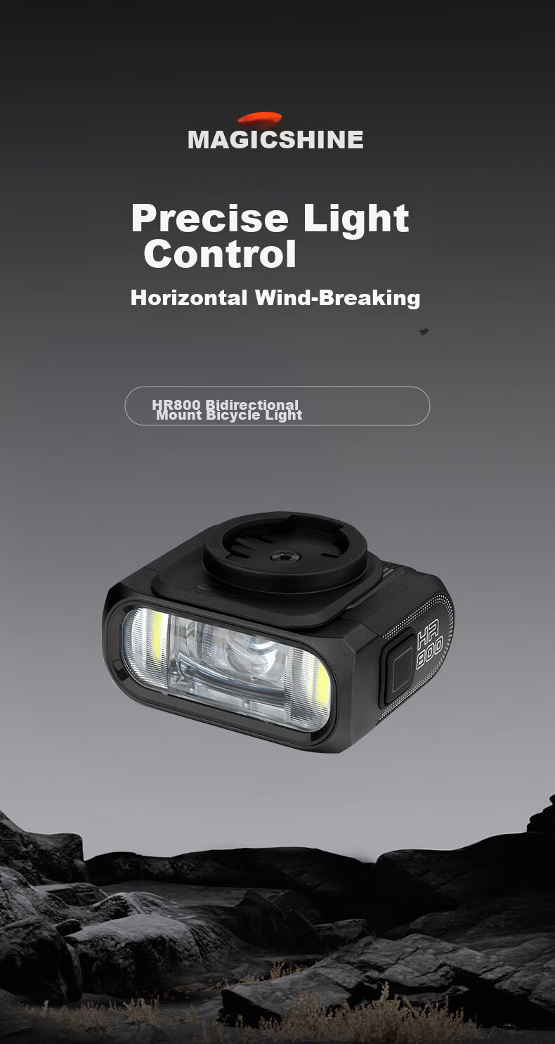 MAGICSHINE Bicycle Front Light HR800 Wireless Remote Control Headlight Cyan Green 1