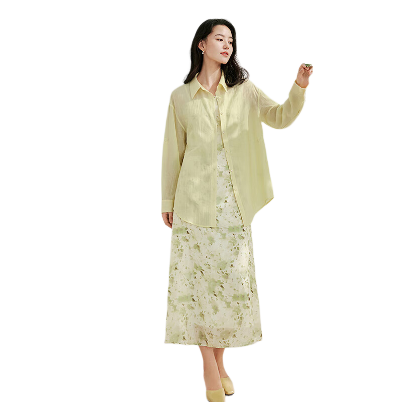 INMAN Lyocell Tencel Women's Lightweight Shirt, 2026 Summer New Blouse Top, Newly Upgraded - Lemon Yellow, M