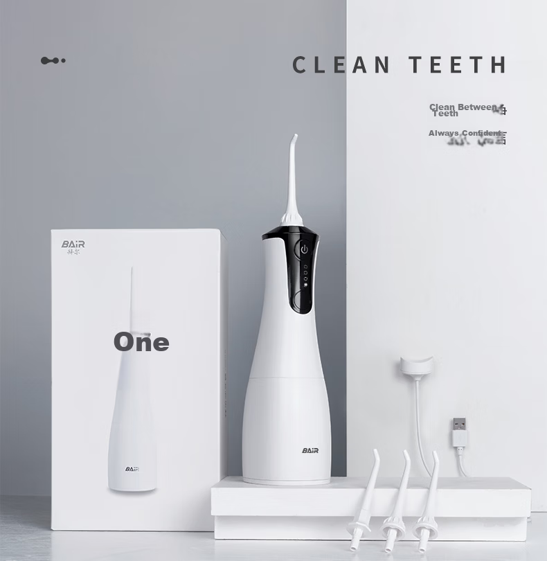BAIR Xiaomi Bao Portable Water Flosser, Retractable Pull-Type Large Water Tank, for Home Use And Orthodontic Treatment, Oral Irrigation Device, M9 Bujiao Gree 16