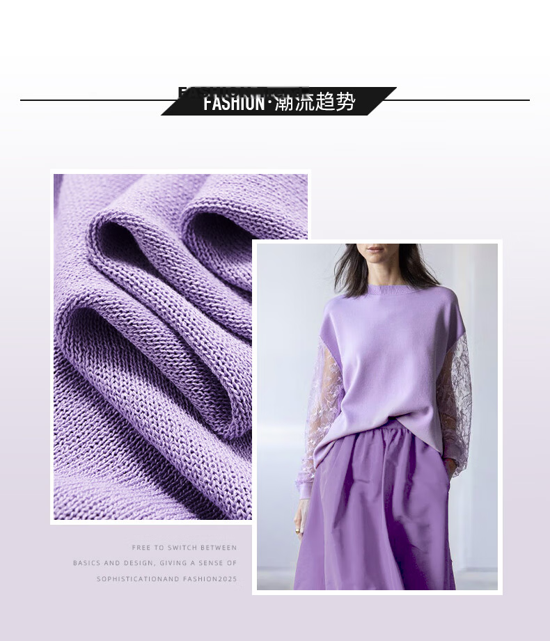 YANYEE Women's Short Sleeve Knit Top 2025 Summer Waist-Tie T-Shirt Purple L 8