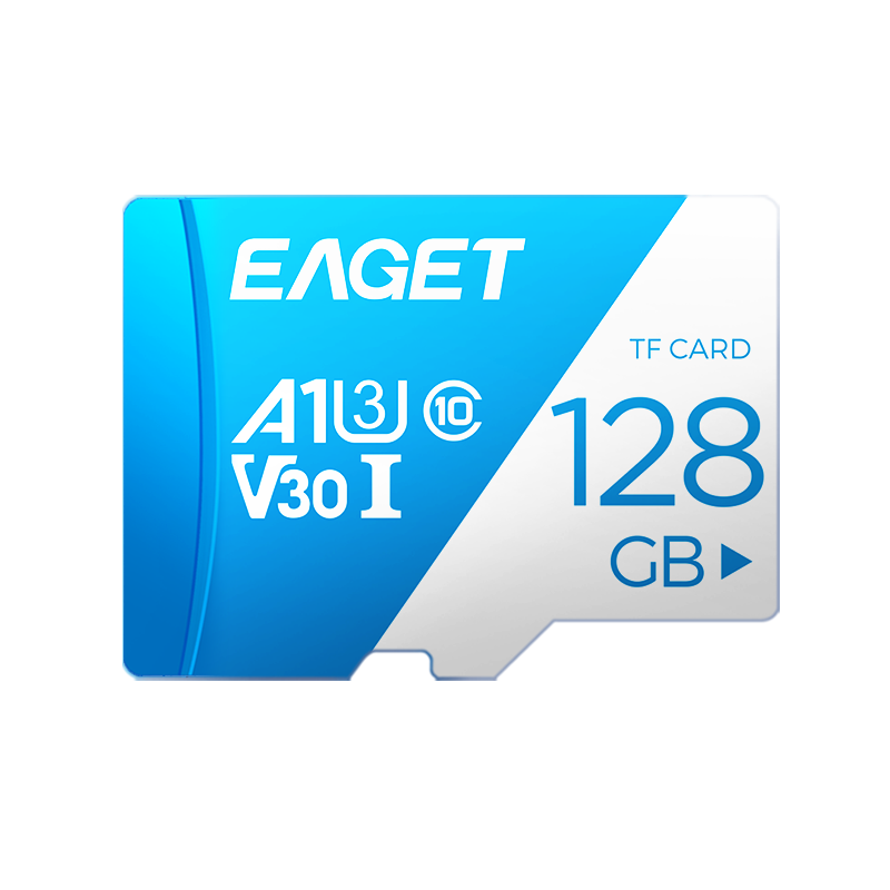 EAGET 64GB TF (MicroSD) Memory Card A1 V30 C10 for Dash Cam & Xiaomi Security Camera High-Speed Durable