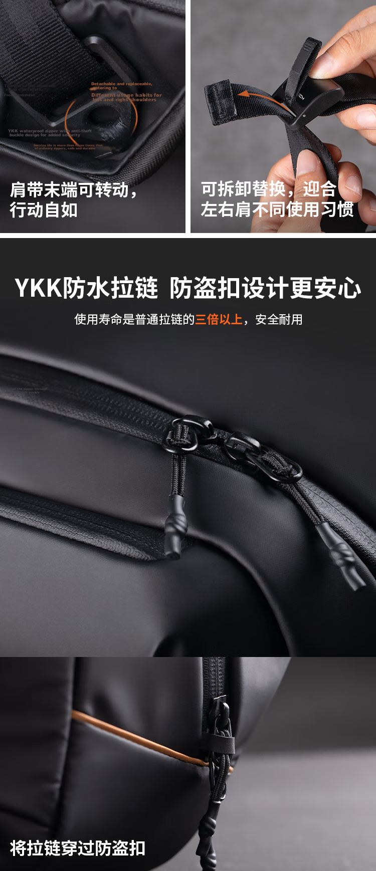 PGYTECH Camera Bag OneGoV2 Shoulder Bag Dandelion Photography Bag Mirrorless Camera Backpack Lens Inner Bag Crossbody DSLR Camera Bag Waterproof Travel Portable Bag Obsidian Black 10L 14