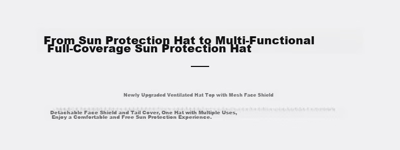 MISSION UV Sun Protection Hat for Men, Sunshade Fishing Bucket Hat, Mountaineering Outdoor Summer UV Protection Cap with Face Mask 2