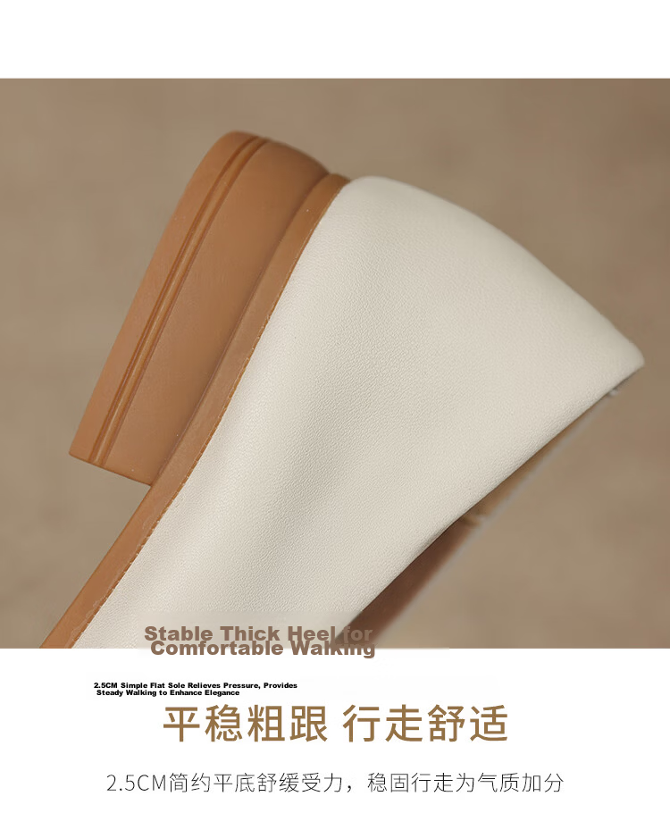 ZHR Women's Genuine Leather Vintage Casual Flats Soft Sole Low-Cut Shoes AH582 Beige Size 39 8