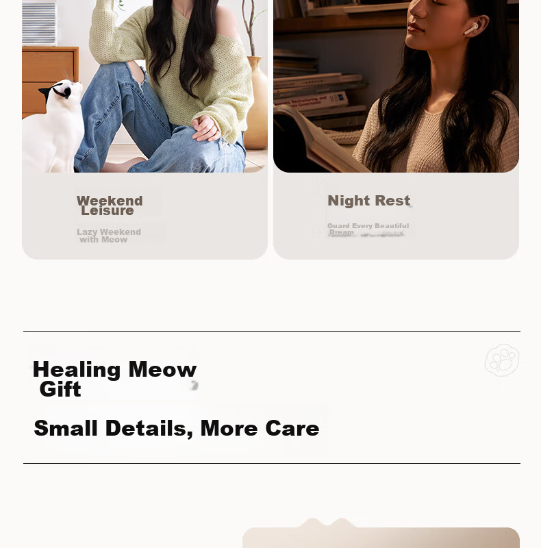 EDIFIER Zero Miaomiao Series Limited Edition Gift Box, True Wireless Bluetooth Earphones, Semi In-Ear Headphones, Holiday Birthday Gift Box, Siroma Miaomiao, Graduation Gift 25