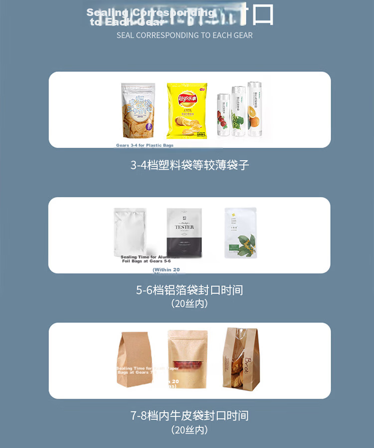BJ Hand-Pressed Sealing Machine, Household Plastic Sealing Machine, Food Packaging Machine, Tea Bag Heat Sealing Machine, Commercial Precision Iron Sealing Machine, 30cm 12