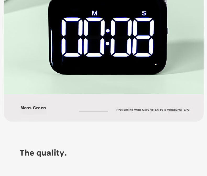 Deli NS883 Electronic Timer High-Definition Large Screen Time Management for Office, Students, Children Baking, Presentation, Back to School Gift 11