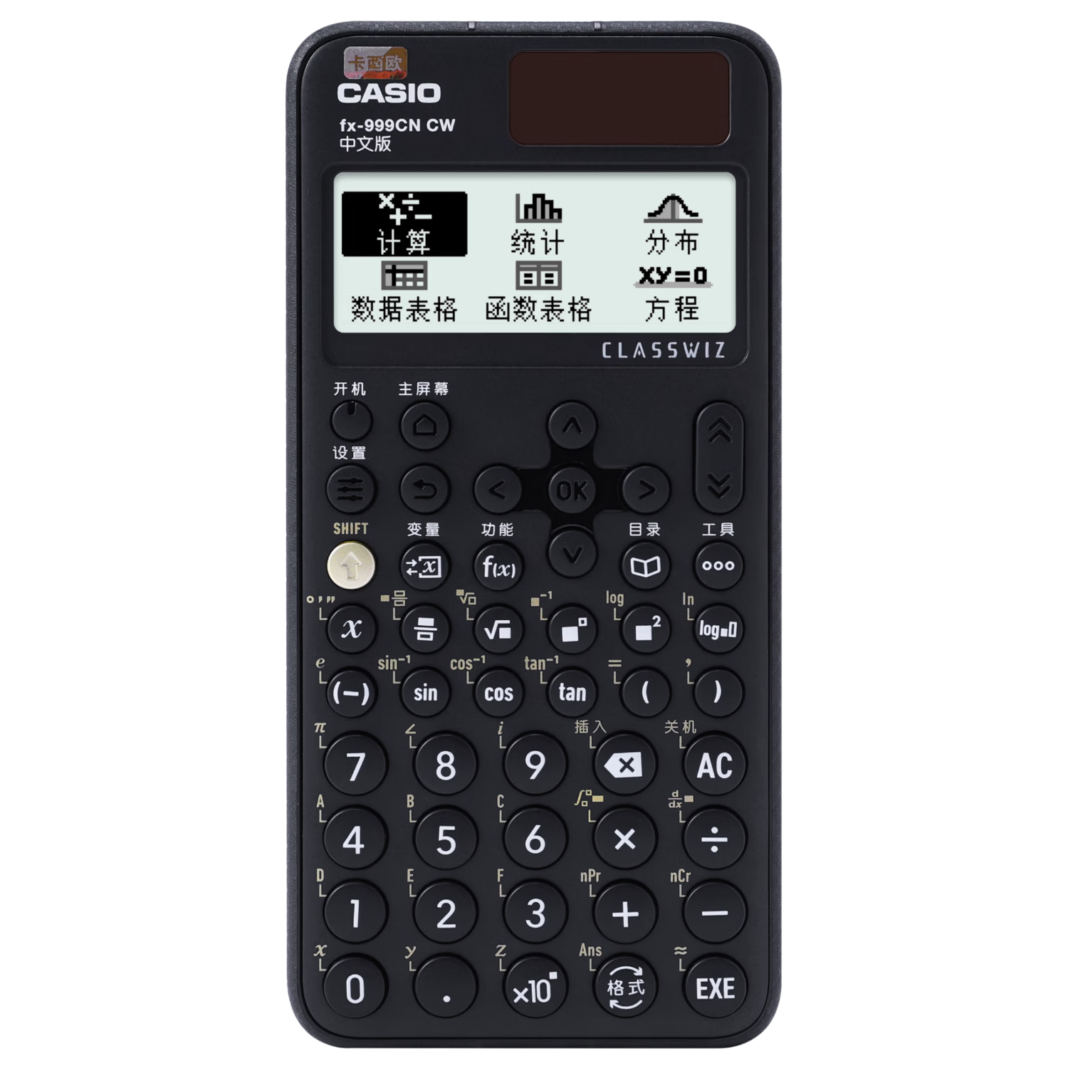 CASIO Super Popular Scientific Function Calculator fx-999CNCW Black for Physics Chemistry Biology Competitions High School College Exams Graduate Entrance Math Accounting Study