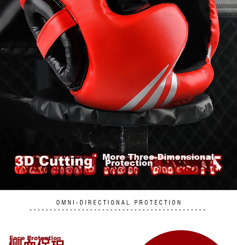 Competitive Edge Boxing Headgear Full Face Head Guard for Adults and Kids, Professional Boxing and MMA Head Protection 3