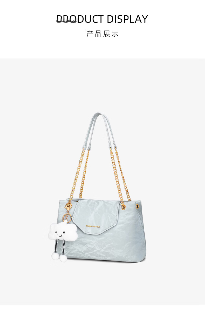 Love Sea Cowhide Leather Women's Shoulder Tote Bag Large Capacity Luxury Brand Birthday Gift Premium Feel for Girlfriend Wife 14