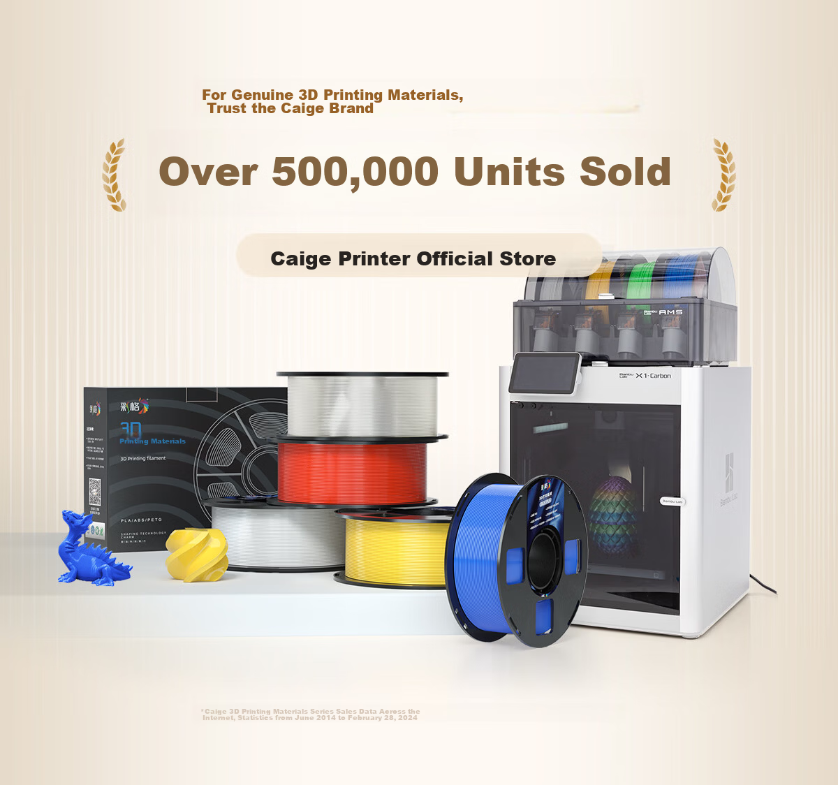 Caige 3D Printing Filament PETG 1.75mm Compatible with Taz, Creality, Elegoo, Zongwei Cube, Aurora Erwo 3D Printer Filament Dark Green 1kg 1