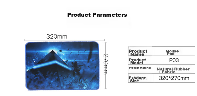 Lingshe Mouse Pad, 320*240*3mm Medium Size, Thickened, for Gaming And Office Use, Computer Desk Mat, Precision Edge Locking, Washable, LS-07 Barrier Gree 12