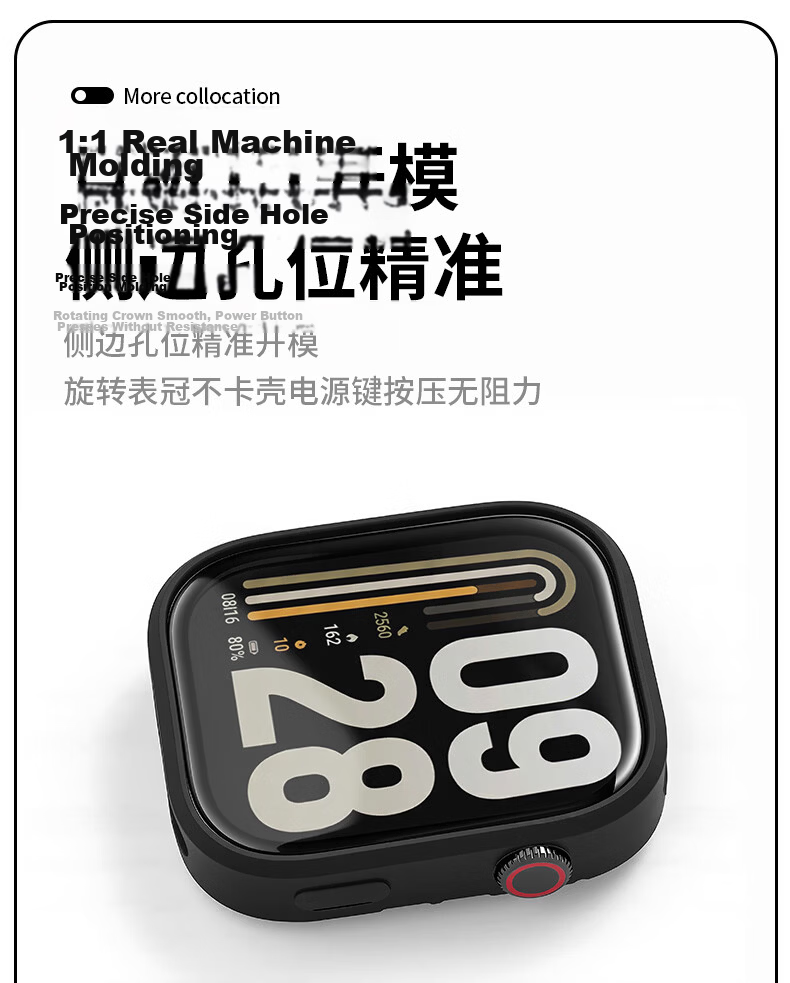 CHENSONG Milanese Metal Magnetic Strap for Redmi Watch 6/5/4, Universal Black Wristband for Men 7