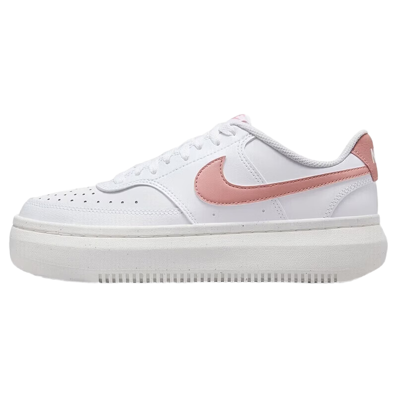 NIKE Women's Court Vision Alta Casual Sports Shoes Shock Absorption DZ5394-102 White Pink Size 39