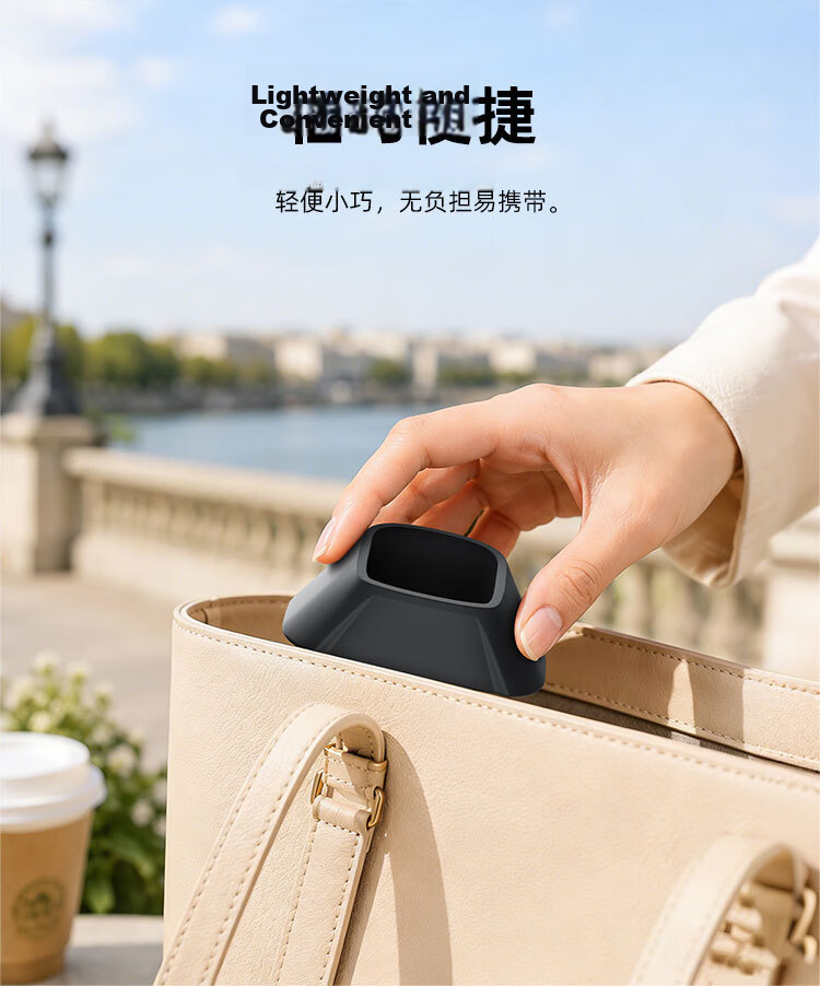 CHENSONG Silicone Protective Case for YingShi Insta360 GO3S, Exclusive Macaron Style, Full Coverage Shockproof and Drop-resistant Black Case for Insta360 GO3S 9