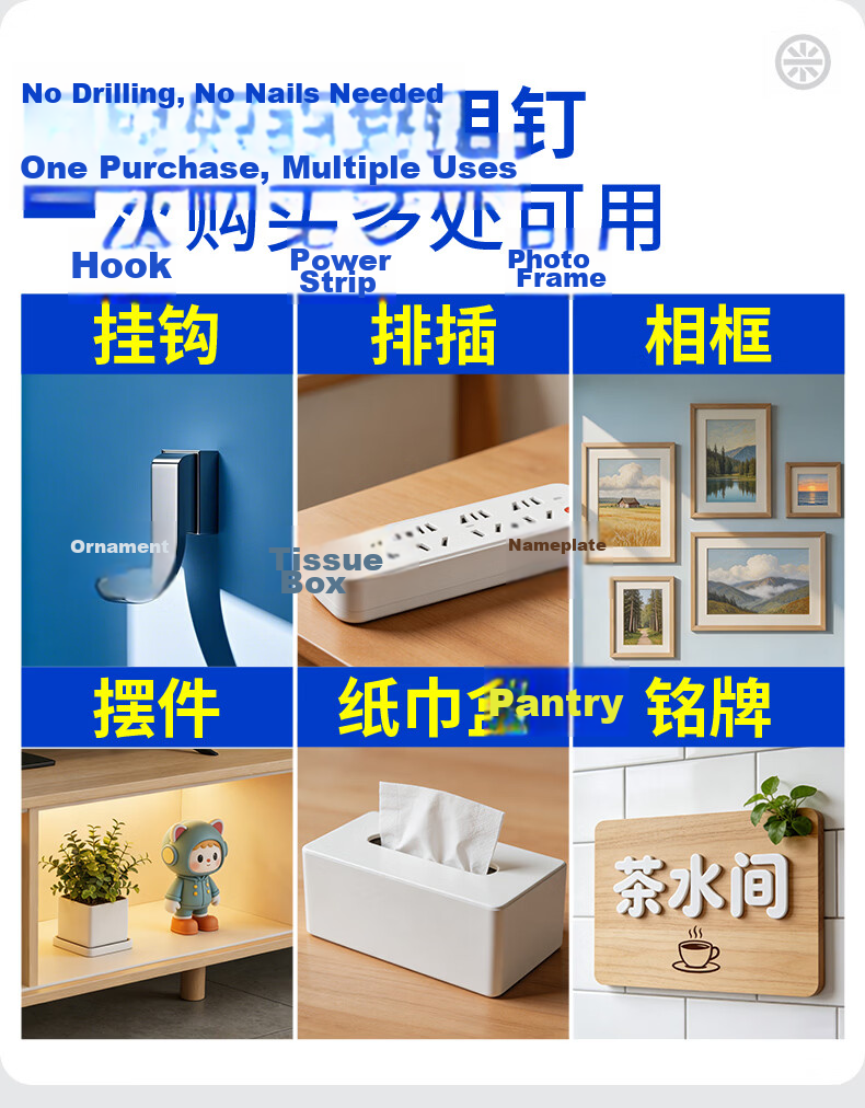 Mileqi Strong Foam Double-Sided Tape, High Adhesion EVA Super Sticky Sponge, Thickened Fixing Tape for Wall Frames, Office Supplies, White Advertising KT Board, 20MM Wide * 5 Meters * 2MM Thick (3 Rolls) 15
