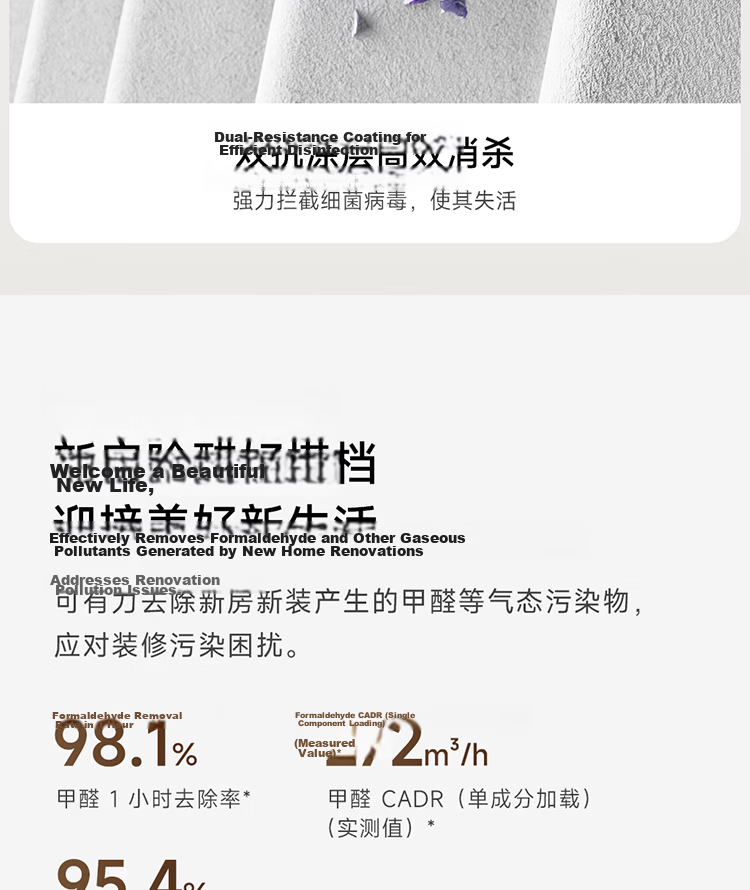 Mi Home Xiaomi Air Purifier 5 - Formaldehyde Removal, Sterilization, Odor Elimination, Home Use, PM2.5 Haze Removal, Low Noise Design 13