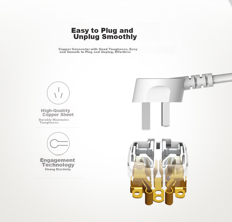 BULL National Standard to US Standard Converter Plug/travel Adapter Socket for Domestic Use, Suitable for China/Taiwan/USA/Canada/Japan And Other Regions' Electrical Appliances GN-L01CA 6