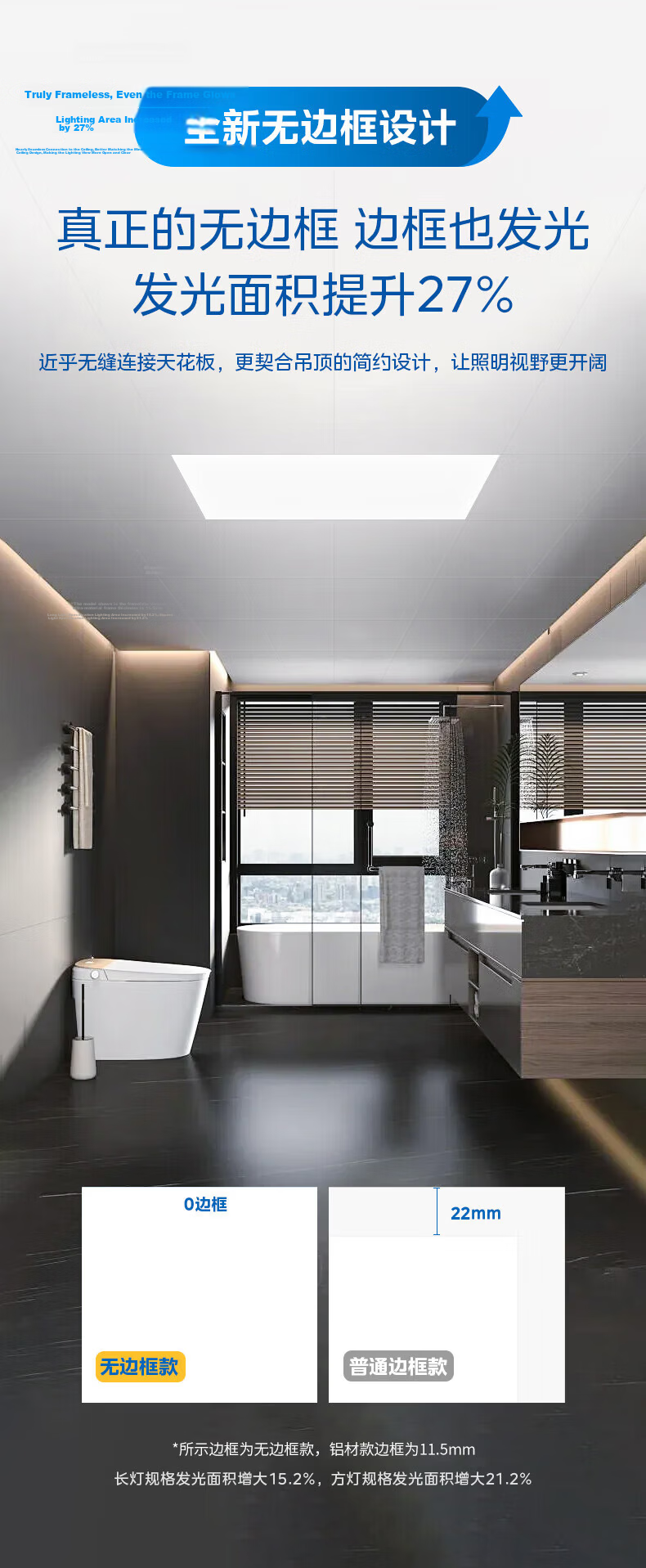 Beigong LED Integrated Ceiling Light 300x300 24W Panel Flat Recessed Light Office Flat Panel Light Engineering Flat Panel Light Extraordinary Series 2