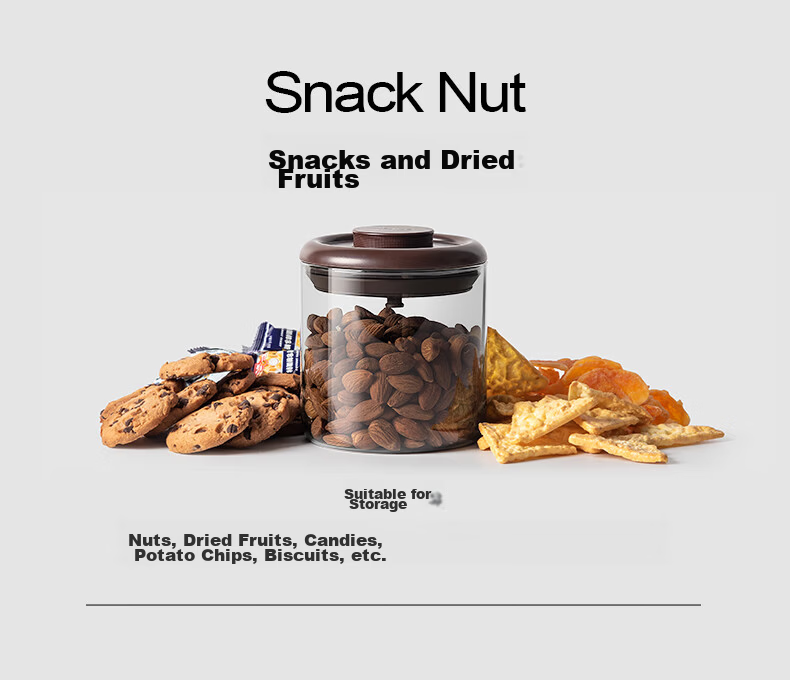 ANKOU Glass Jar Coffee Beans Airtight Container One-Way Air Release Coffee Grounds Portable Storage Jar 900ml Brow 14