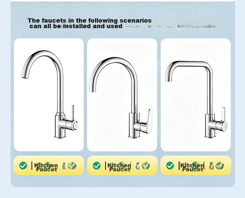 Pupai Washing Machine Faucet Adapter Kitchen Basin Tap Universal One In Two Out Water Splitter 4-Point Fine Thread Spigot 16