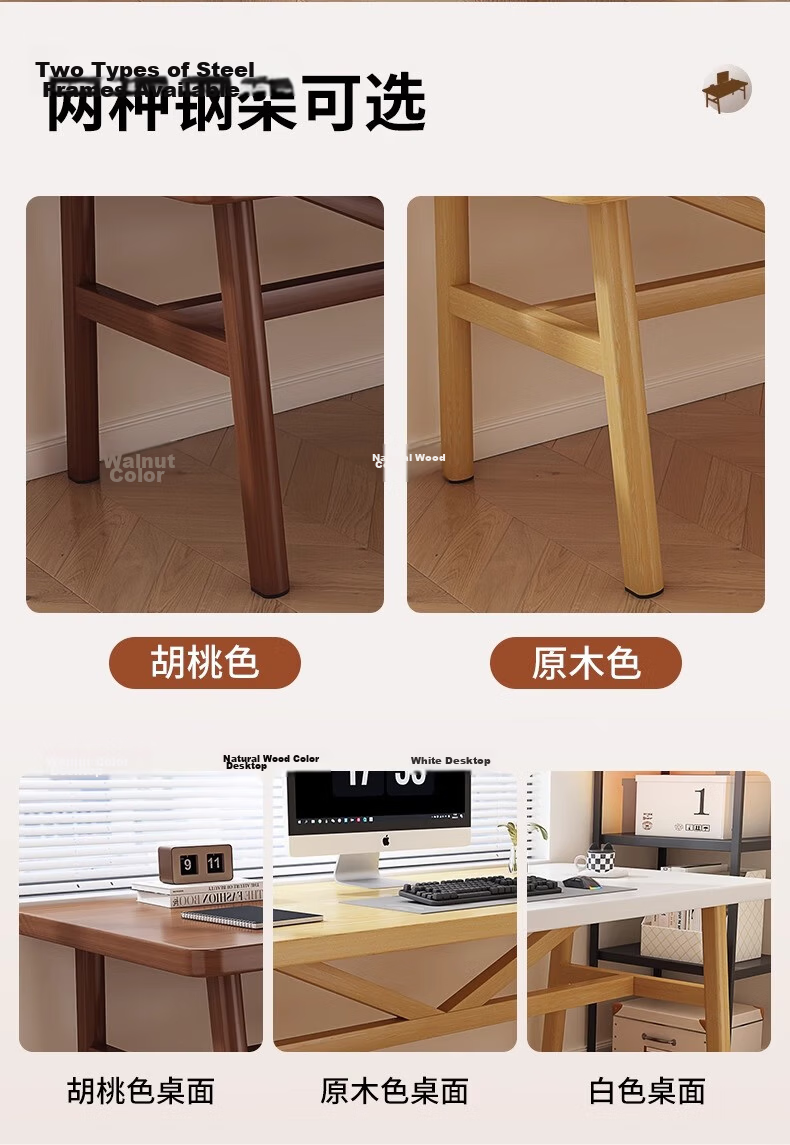 Yimo Computer Desk Bedroom Home Study Office Desk Modern Simple Rectangular Workstation Rental Room Table Original 2 26