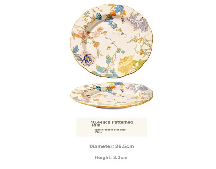 Mose Chinese Tableware Set, Complete Household Bowl And Chopsticks Set, Housewarming Gift Bowls And Plates, Wedding Gift, 66-Piece Set 24
