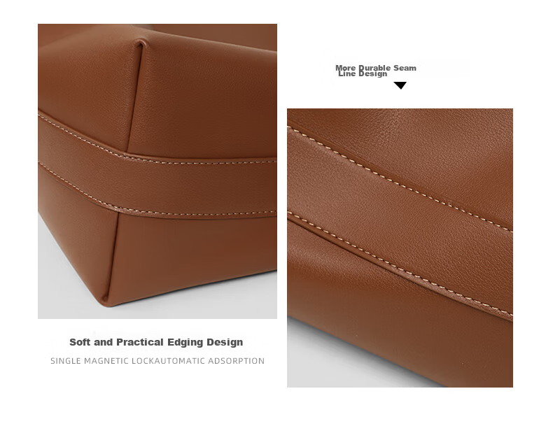 Viney Large Capacity Cowhide Tote Bag for Women Shoulder Crossbody Underarm Bag Birthday Gift High-End Feel for Girlfriend Wife 5