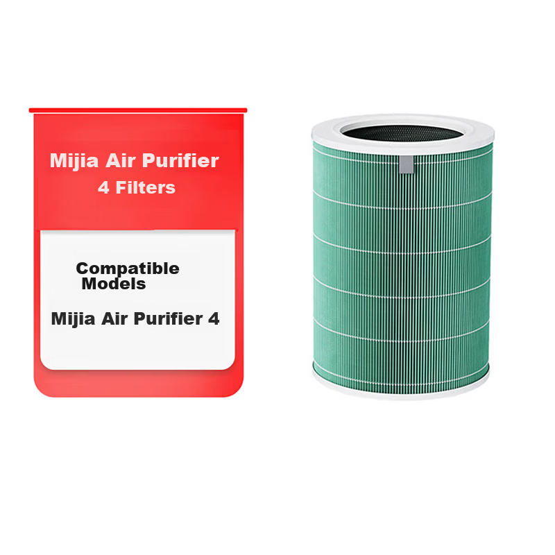 Mijia Xiaomi Air Purifier Filter Cartridge for Home Use, Removes Formaldehyde, Bacteria, Secondhand Smoke, Odors, PM2.5 - Compatible with Air Purifier 4 Only